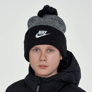 NWT NIKE Move to Zero Utility Cuff Unisex Youth Beanie Hat DM8451 Black OSFA
